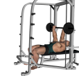 Bench Press - Smith Machine Flat Reverse Wide
